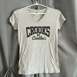 Crooks & Castles Light Grey T-Shirt M